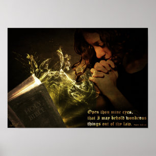 Psalm-119:18 Druck Poster