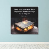 Psalm 119:18 leinwanddruck (Insitu (Holzboden))