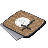Psalm 119:27 Notebook- oder Netbook Carrier Sleeve (Vorne Knopf)