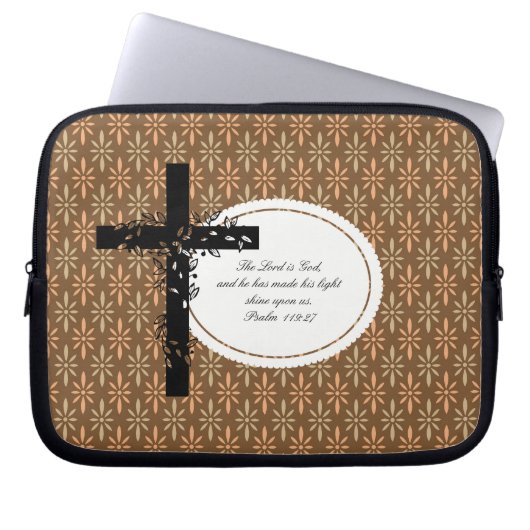 Psalm 119:27 Notebook- oder Netbook Carrier Sleeve (Vorderseite)