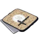 Psalm 119:29 Notebook- oder Netbook Carrier Sleeve (Vorne Knopf)
