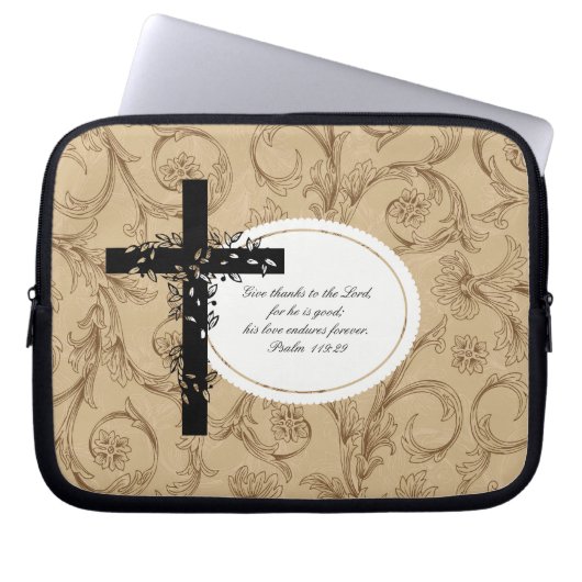 Psalm 119:29 Notebook- oder Netbook Carrier Sleeve (Vorderseite)