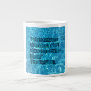 Psalm 119:7 WEBU Mug Jumbo-Tasse
