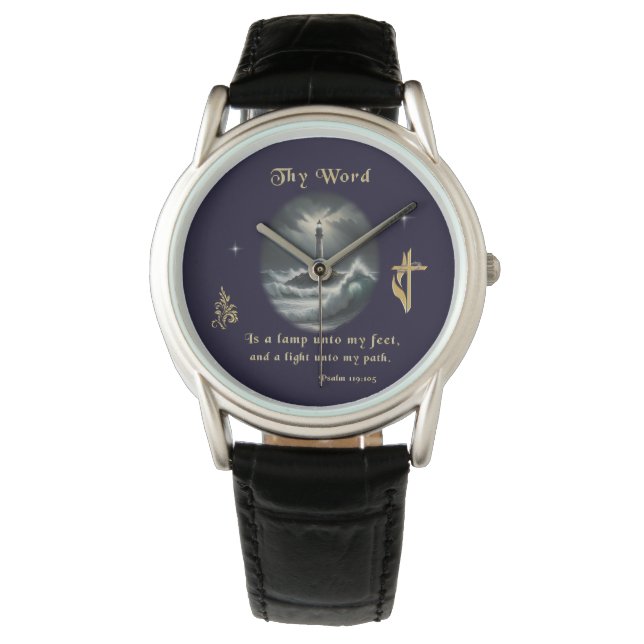 Psalm 119 armbanduhr (Vorderseite)