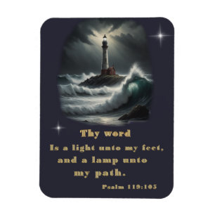 Psalm 119 Bibelvers Magnet