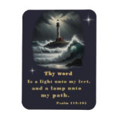 Psalm 119 Bibelverse Magnet (Vertikal)