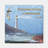 Psalm 119 Christlich Leuchtturm Magnet (Vorne)