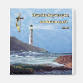 Psalm 119 Christlich Leuchtturm Magnet (Vorne)