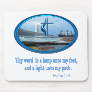 Psalm 119 Christliche Bekleidung Mousepad