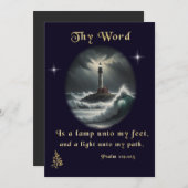 Psalm 119 dankeskarte (Vorne/Hinten)