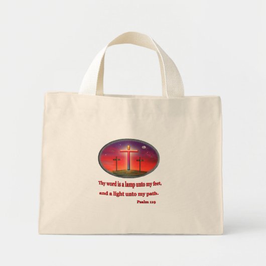 Psalm 119 Geschenke Mini Stoffbeutel (Vorne)