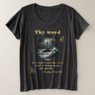 Psalm 119 große größe T-Shirt