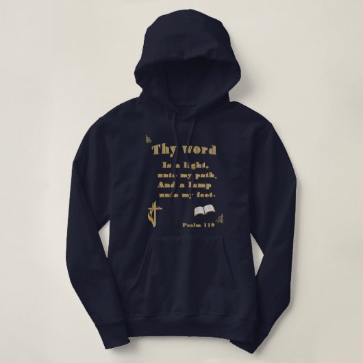 Psalm 119 hoodie (Design vorne)
