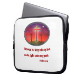 Psalm 119 laptopschutzhülle (Vorderseite Links)