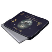 Psalm 119 laptopschutzhülle (Vorne Knopf)