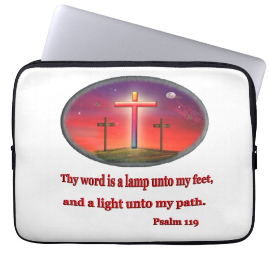 Psalm 119 laptopschutzhülle (Vorderseite)