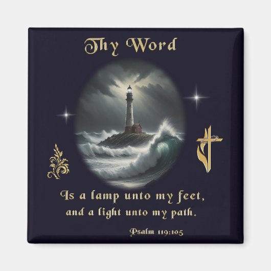 Psalm 119 magnet (Vorne)