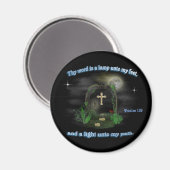 Psalm 119 magnet (Vorderseite/Rückseite)