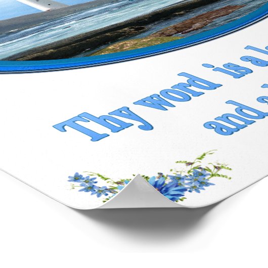 Psalm 119 poster (Ecke)