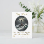 Psalm 119 postkarte (Stehend Vorderseite)