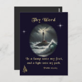 Psalm 119 postkarte (Vorne/Hinten)