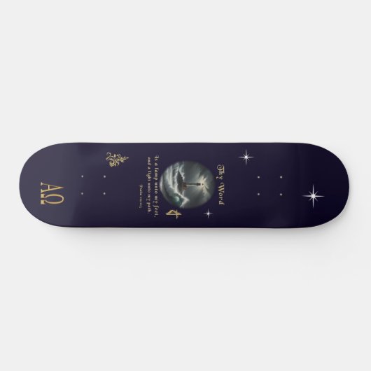 Psalm 119 skateboard (Horizontal)