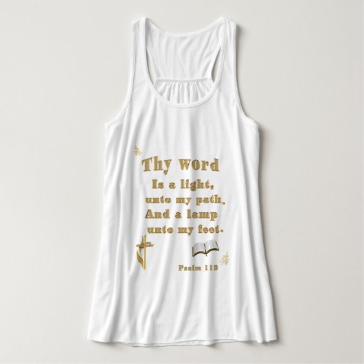 Psalm 119 tank top (Design Vorderseite)