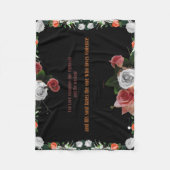 Psalm 11:5, Keine Gewalt Fleecedecke (Vorderseite)