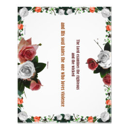 Psalm 11:5, Keine Gewalt Fotodruck