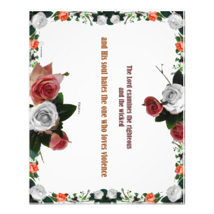 Psalm 11:5, Keine Gewalt Fotodruck