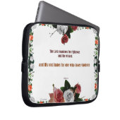 Psalm 11:5, Keine Gewalt Laptopschutzhülle (Vorne Rechts)