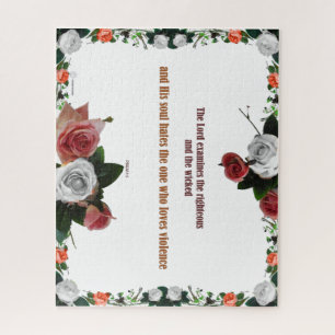 Psalm 11:5, Keine Gewalt Puzzle