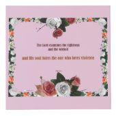 Psalm 11:5, Keine Gewalt Würfel (Rechts)