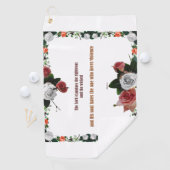 Psalm 11:5, No Violence Golfhandtuch (Insitu)