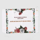 Psalm 11:5, No Violence Golfhandtuch (Horizontal)