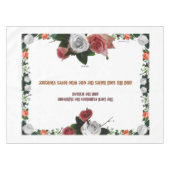 Psalm 11:5, No Violence Tischdecke (Vorderseite (Horizontal))