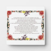 Psalm 11 Bibelkunst - Vertrauen in den Herrn Fotoplatte (Vorderseite)