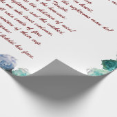 Psalm 11 Bibelkunst - Vertrauen in den Herrn Geschenkpapier (Ecke)