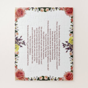 Psalm 11 Bibelkunst - Vertrauen in den Herrn Puzzle