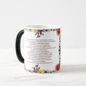 Psalm 11 Bibelkunst - Vertrauen in den Herrn Verwandlungstasse (Vorderseite Links)