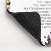 Psalm 11, Der Herr liebte die Gerechtigkeit, Mousepad (Ecke)