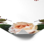 Psalm 11, Fliegen wie ein Vogel auf den Berg, Poster (Ecke)