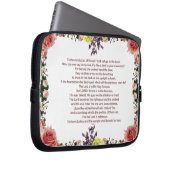 Psalm 11, Für den Dirigenten, von David; Laptopschutzhülle (Vorne Rechts)