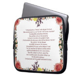 Psalm 11, Für den Dirigenten, von David; Laptopschutzhülle (Vorderseite Links)