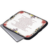 Psalm 11, Für den Dirigenten, von David; Laptopschutzhülle (Vorne Knopf)