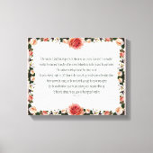 Psalm 11, ich nahm Zuflucht im Herrn Leinwanddruck (Vorderseite)