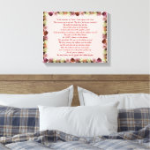 Psalm 11, Schrift, Bibelverse, Leinwanddruck (Insitu (Schlafzimmer))
