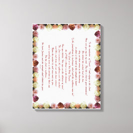 Psalm 11, Schrift, Bibelverse, Leinwanddruck