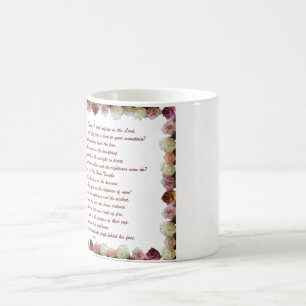 Psalm 11, Schrift, Bibelverse, Verwandlungstasse