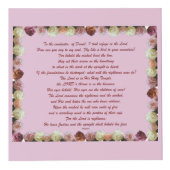 Psalm 11, Schrift, Bibelverse, Würfel (Vorderseite)